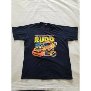 Vintage Ricky Rudd 90s NASCAR Tide Shirt, Size XL